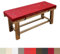 Lsjoaw Bankauflage 180X30X3CM Wasserdicht Sitzauflage Bankkissen Sitzkissen Gartenbank Auflage Schaukel Kissen für Gartenbank Schwingen Bankpolster Outdoor für Fensterbank Gartenkissen Rot