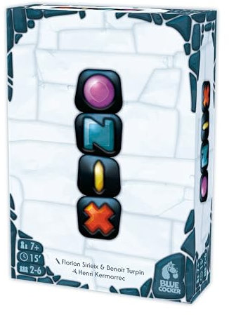 Onix – Kartenspiel – Sammelspiel – für 2 bis 6 Spieler – Reflexion, Taktik, Strategie – französische Version – 7 Jahre und älter – Blue Cocker – Blackrock Games
