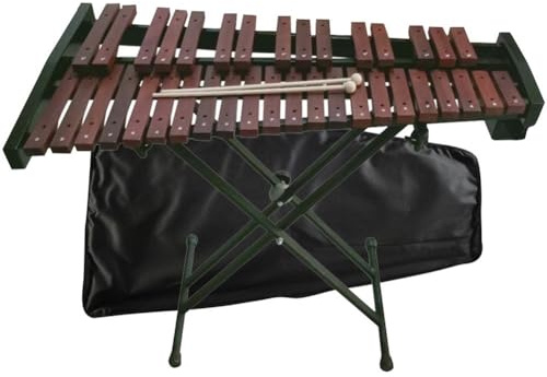 Glockenspiel Xylophone 37 Note Glockenspiel Xylophone Glockenspiel Xylophone Professional Percussion Instrument with Adjustable Stand and Gig Bag for Adult Beginner Students (Size : B)