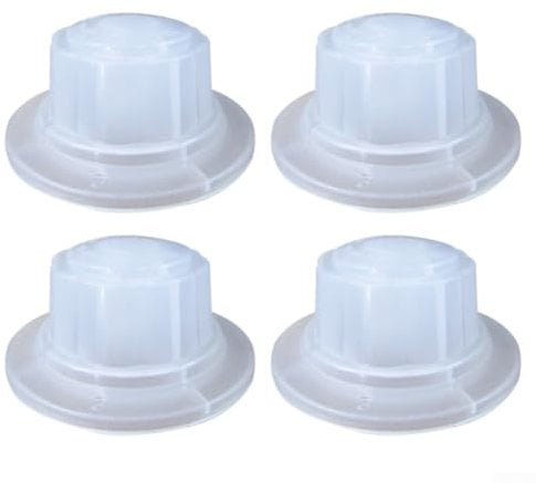 ZAMETTER 4 Pcs Plastic Nut Cap Electric Fan Fixing Nut Nut Table Fan Wall Fan Fan Blade Nut Grille Fan Nut Covers Part (white)