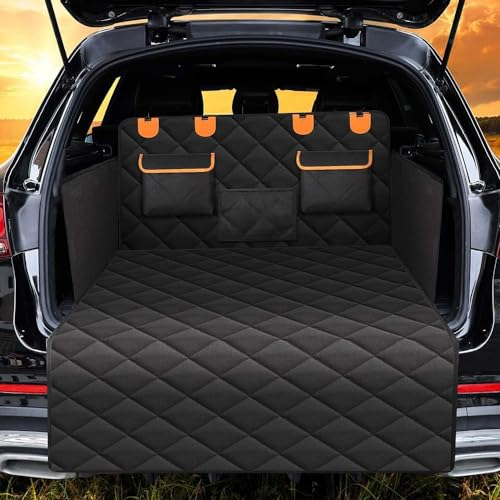 BEDPET Kofferraumschutz für Hund, für Renault Clio 4 IV 2012-2019/Renault Kangoo 2021-2023 Auto Kofferraum Schondecke Hunde mit Ladekantenschutz Seitenschutz,B