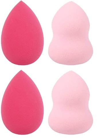 Makeup Sponge Blenders (4 Pack) Soft Foundation & Concealer Make Up Beauty Blenders | Liquid, Creams and Powder Contouring Applicators