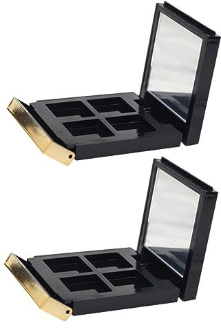 PLAFOPE 6stücke Leere Lidschatten-organizer Mit Goldenen Kanten Tragbare Make-up-box Für Kosmetik Für Reisen Und -make-up Perfektes Für Frauen Und Mädchen