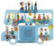 Raweao Magnetisches Tonieregal für Toniebox & Figuren, Metall Regal für Tonies 20-30 Figuren, Wandregal Toniebox Regal für Toniebox & Tonies für Kinderzimmer Dekoration