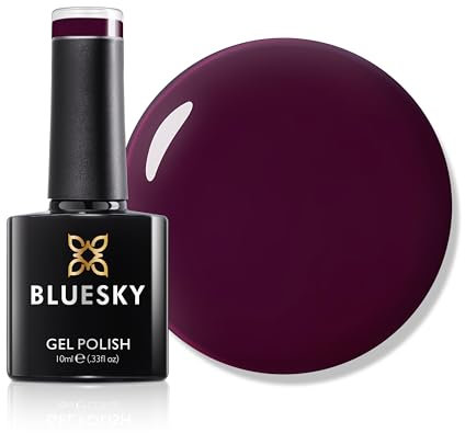Bluesky Gel Nail Polish 10ml, Twilight Berry - AW2424, Red Gel Nail Polish for 21 Day Manicure, Professional, Salon & Home Use, Requires Curing Under LED UV Nail Lamp