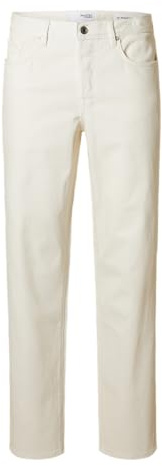 Selected Homme Herren Slh190-Reg Tape Cole 3502 Egret JNS Noos Slh190-reg Tape Cole 3502 Egret JNS Noos
