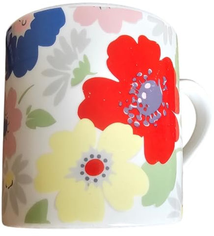 Cath Kidston Painted Petals Coloured Flowers Mug
