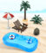 BITEFU Lot de 10 kits de décoration miniatures, y compris chaise de plage, plage parasol, nourriture miniature, boisson miniature et autres accessoires de plage miniatures, adaptés pour maison de