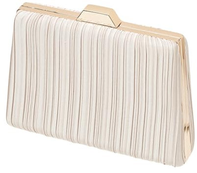 JFFZPZEE Pochette Donna Elegante Sacca da Sera alla Moda E Versatile con Spalla Crossbod Quadrata-Rosa Chiaro