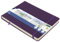 Skizzenbuch Kangaro A5 landscape Purple Heart PU Hardcover 80 Blatt 140 Gramm cremefarbenes Papier mit Gummiband und Band
