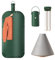 Mixtric Sèche-Linge Portable, Mini-Sèche-Linge Haut De Gamme, Petit Sèche-Linge Rapide Et Facile À Utiliser, pour Appartement, Camping-Car Et Voyage,Vert