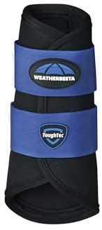 Weatherbeeta 2025 Tough - Tec Prime Brushing Boots 1027503 - Black/Royal Blue