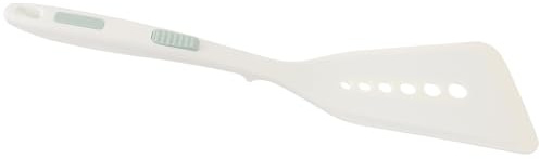 YARNOW Spatule Cuisine en Silicone Blanche Antiadhésive Résistante la Chaleur Manche Long pour Cuisson de Poisson et Wok