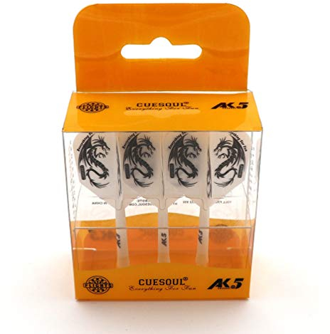 CUESOUL ROST Personalisierte Integrierte Dartpfeile Schäfte Schäfte und Darts Flights Medium, 3er Set Drachen Pattern (CSAK-5JL2)