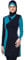 TianMai Neue Muslimische Bademode Muslim Islamischen Bescheidene Full Cover Badebekleidung Modest Swimwear Beachwear Burkini für Frauen (Schwarz, Int'l 3XL (EU-Größe 44-46))