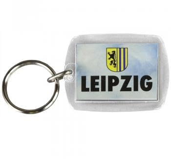 Fan-O-Menal Schlüsselanhänger - Wappen Leipzig - Gr. ca. 6x4cm - 03365