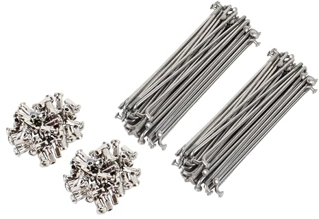 2 Satz Speichen Edelstahl (72 Stück) 143,5 mm + Nippel für Simson S50, S51, SR4-2, SR4-3, SR4-4, KR51 KR50