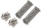 2 Satz Speichen Edelstahl (72 Stück) 143,5 mm + Nippel für Simson S50, S51, SR4-2, SR4-3, SR4-4, KR51 KR50