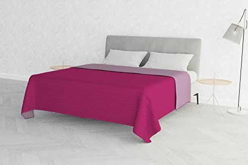 SUMMER Edredòn de verano “Summer”, Lile/fucsia, cama matrimonial