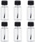 minkissy 6 Stücke Nagellackflaschen Leer 20ml Nagellack Flasche mit Pinsel Nachfüllbar Glasflasche Transparent Glasfläschchen für Damen Mädchen Make Up Nagel Kunst Zubehör