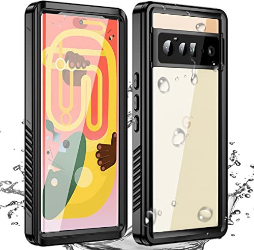 AICase Google Pixel 6 Pro 5G (6.7 inch) Waterproof Case, Snowproof, Dustproof Shockproof IP68 Certified Full Body Underwater Protection for Google Pixel 6 Pro