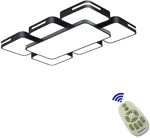 ALFRED LAMP LED Lámpara de Techo 78W Interior Plafón Moderna LED de Techo Rectangular De Dormitorio Pasillo Cocina Sala Salón Comedor (Regulable 3000-6500K)