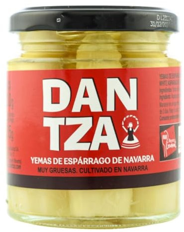 Yemas de espárrago blanco de Navarra extra Dantza 230 g x 6 tarros