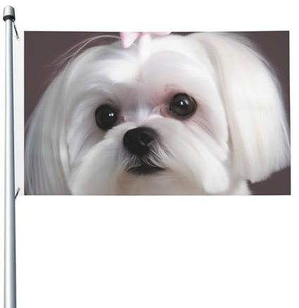 Schöne Malteser-Flagge, 150 x 90 cm, Outdoor-Flaggen mit Ösen, doppelseitig, Gartenflagge, großes Banner, Schild, Hausflaggen, Hof und Außenbereich, dekorative Flagge