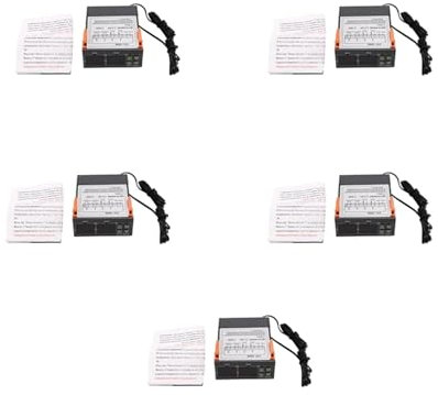 5X Stc-3008 110-220V Doppio Termostato Digitale Regolatore di Temperatura for Incubatrice Termostato Igrometro Deumidificatore