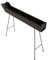 Paluplus Barbecue per Arrosticini in acciaio verniciato Nero, Misura 100x14x75 cm, Canaletta a 4 Gambe Pieghevoli, Fori di Ventilazione, Grill a carbone per Spiedini, Made in Italy -029