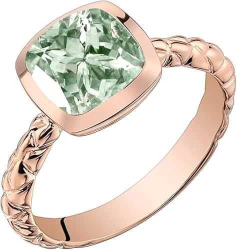 Gems Vibes Mehrfarbiger Alexnadrit-Ring Edelstein handgefertigter Ring aus 925er Sterlingsilber für Frauen und Teenager, Mädchen, Partyzubehör, Schmuck
