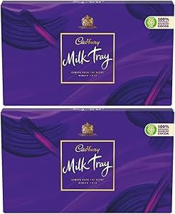 Milk Tray Chocolate Gift Box - 530g (Pack of 2) | An Assortment of Milk Chocolates for Every Occasion | Variety of Flavors | Gift-Ready Packaging | Festive Treats