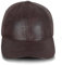 URBAN 5884 Lederhut - Herren-Damen-Echtlederhut mit Visier, weiche Lederkappe, Unisex, Braun