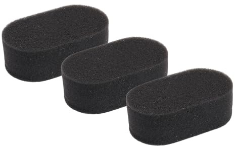 3x SECURA Luftfilter oval 113x65x40 kompatibel mit Einhell I Gardol I Florabest I Chinamotor I Rasenmäher