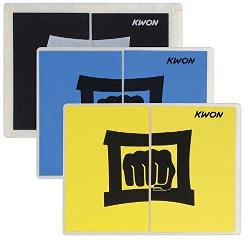 Kwon Bruchtestbrett Kalyeo, wiederverwendbar, 3 Verschiedene Widerstandsgrade, Version 2016 stark/schwarz