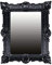 Lnxp WANDSPIEGEL 56X46 cm BAROCKSPIEGEL Spiegel IN SCHWARZ Renaissance OPULENTER PRACHTVOLLER Nostalgie ANTIK BAROCK REPRO BAROCKSTIL 50SP VERFÜGBAR ab dem 07.07.2024