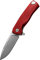 LionSteel 01LS141 Taschenmesser ROK Aluminium Rot Satin, Klingenlänge: 8,6 cm, mehrfarbig