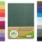 Boxspringbett & Wasserbett Spannbettlaken von leevitex® | Spannbetttuch | Jersey 180 x 200-200 x 220 cm, 40cm Steghöhe 100% Baumwolle ca. 170 g/m² (Dunkel Grün)