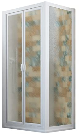 Duschkabine Saloon 75 x 105 AP. 105 cm H 185 aus Acryl Delta Duo