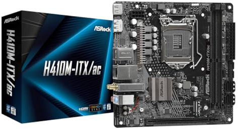 ASRock H410M-ITX/ac ITX Motherboard for Intel LGA1200 CPUs