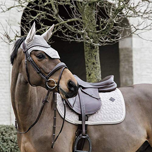 Kentucky - Bonnet Wellington - Velours - Marron Clair - pour Cheval