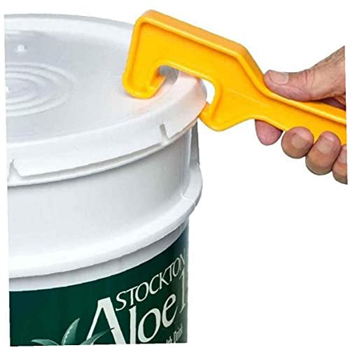 TOSSPER 1pc Paint Can Opener Abs Plastic Gallon Bucket Lid Opener Manual Barrel Cover Remover Paint Pail Lifter