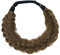 CAISHA Zopf Haarteil Haarband Stirnband Haarschmuck Geflochten Hellbraun HZ203
