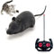MYCreator Remote Control Fake Rat Realistic Mouse Cat Toy Mice RC Toy Cat Mice Animal Interactive Toy Figures Cat Running Wheel Wireless Chasing Prank Joke Scary Trick Bugs for Cat Funny Toy (Gray)