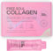 Marine Liquid Collagen 8000mg with Hyaluronic Acid, Keratin, & Vitamin C | 14 x 8000mg Hydrolysed Collagen Peptides Sachets | High Absorption Collagen Liquid Supplement by Free Soul