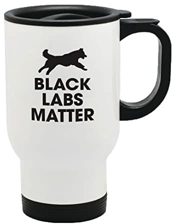 Black Labs Matter Thermal Travel Mug Flask Coffee Tea Mug 123