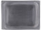 Holyart Piatto portacandele Rettangolare Alluminio Argento Opaco 10x7 cm