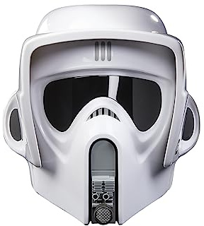 Star Wars The Black Series Scout Trooper Premium Electronic Helmet with Sound Effects, Return of The Jedi Adult Roleplay Item