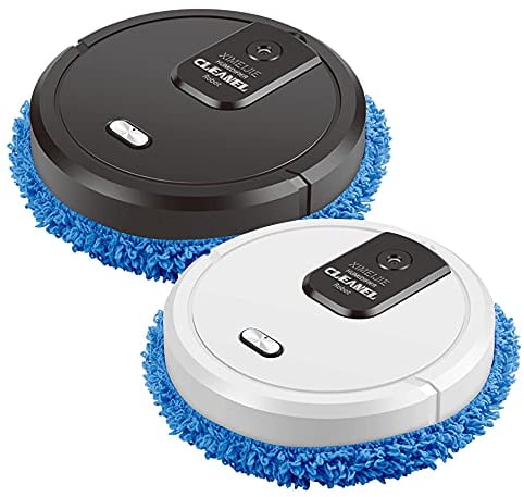 Roboterstaubsauger Intelligent Nass-Trocken Wischfunktion Kehrroboter Staubsauger Saugroboter Automatische Haushalt Wischen Bodenwischerreiniger (Schwarz)