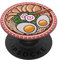 marabonsDesignsForAnimeFans Ramen Nudeln Anime Style Japanisch Manga Comic Style Muster PopSockets Klebender PopSocket für Smartphones mit glatten, harten Plastikgehäusen in Schwarz